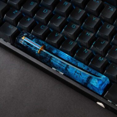 Blue katana spacebar