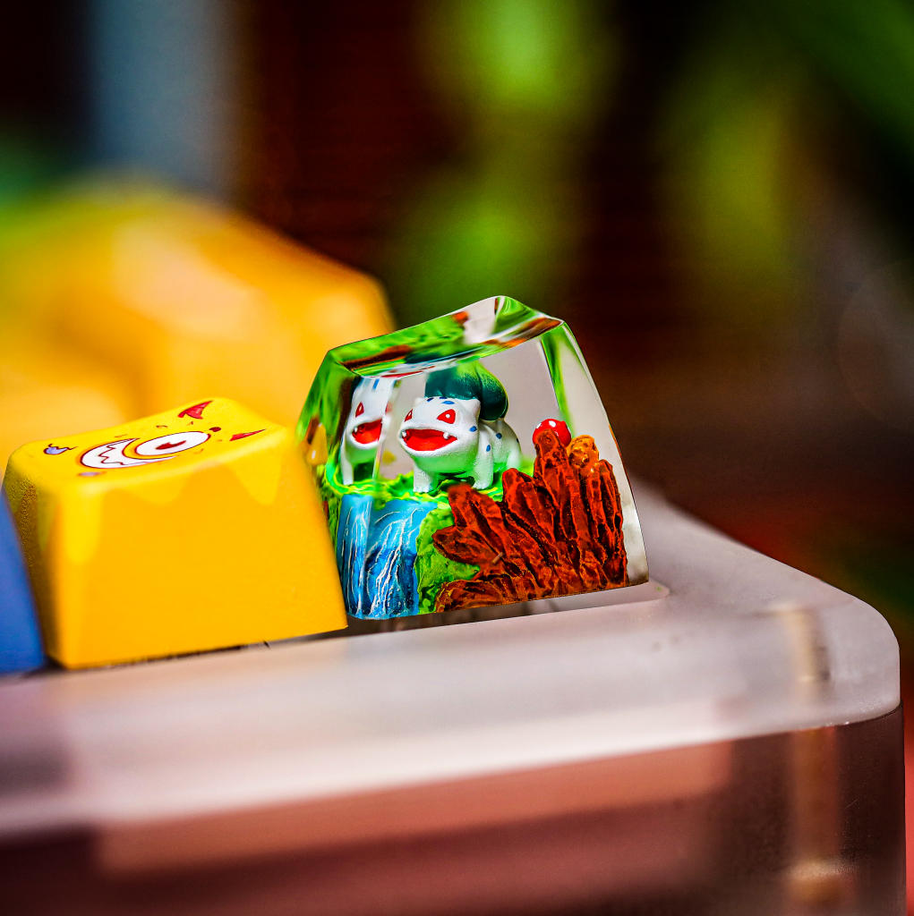 Bulbasaur Artisan Keycap 8 Bulbasaur Artisan Keycap