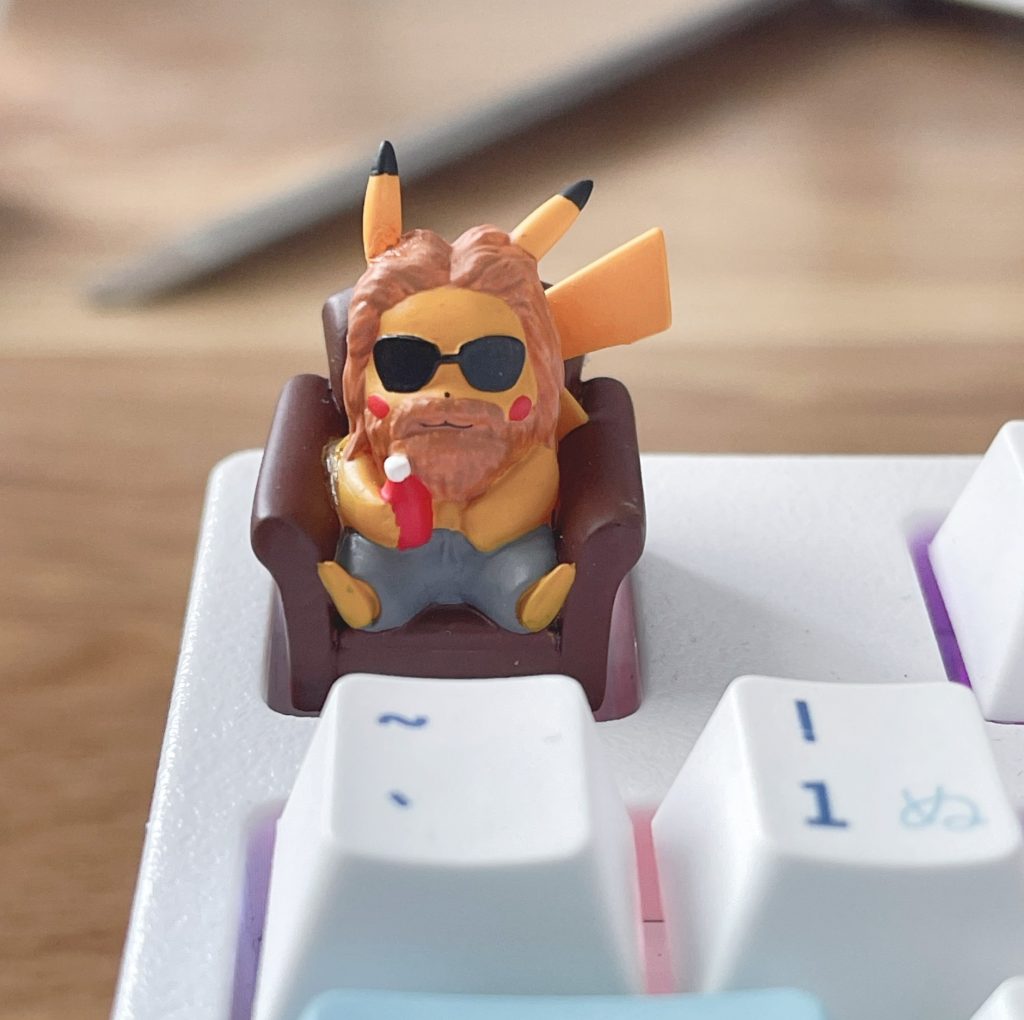 Pikachu Thor artisan keycap