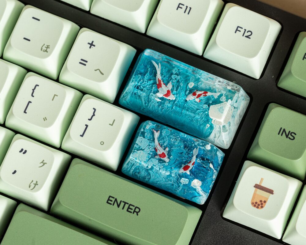 Tab-Keycap Blue ocean keycap for backspace