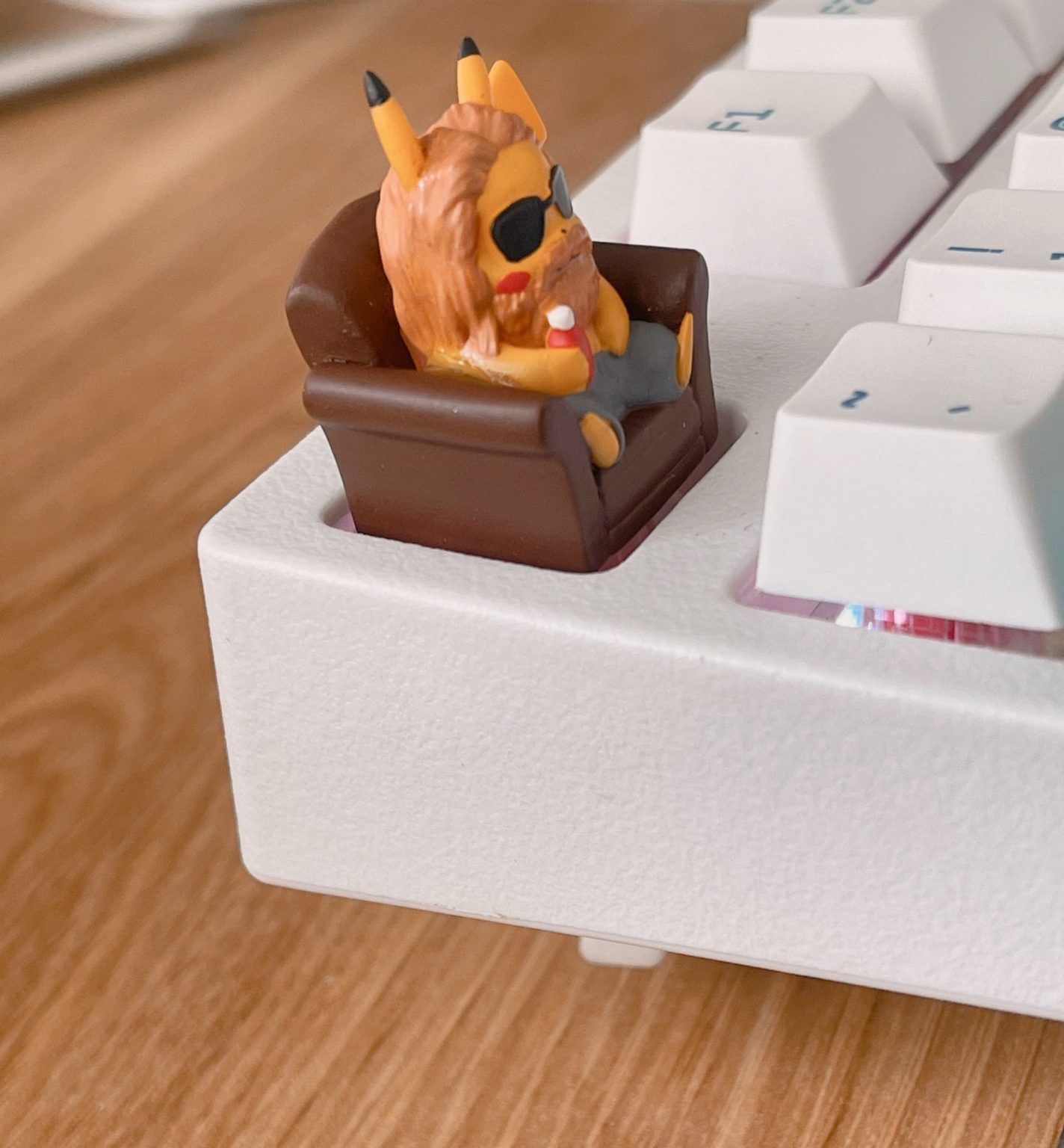 Pikachu Thor artisan keycap