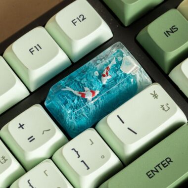 Bluesky Koi Keycap