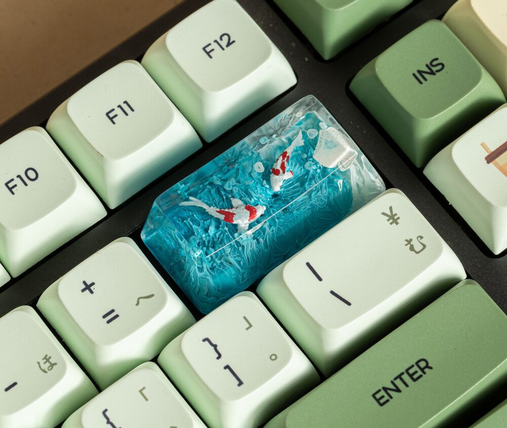 Backspace-Keycap Bluesky koi keycap