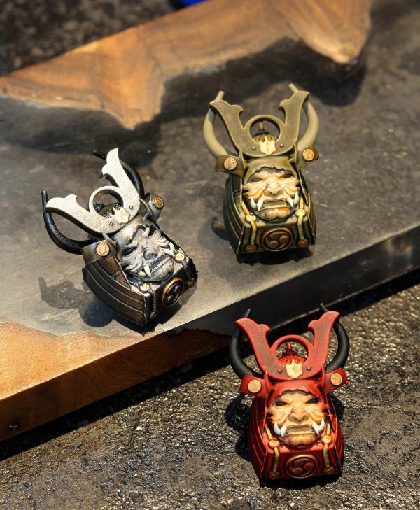 set 3 samurai keycap