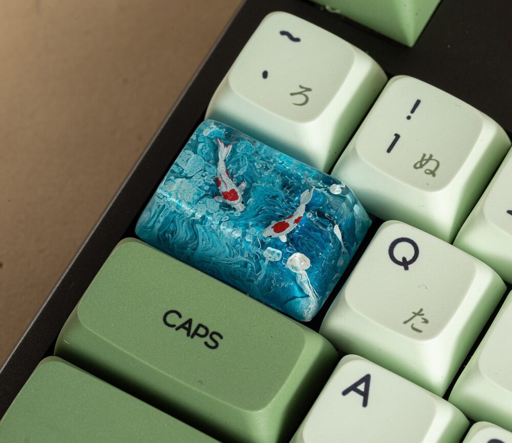 Koi-Keycap Blue ocean keycapb for tab