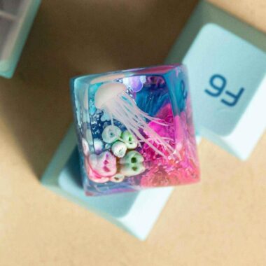 Jellyfish artisan keycap
