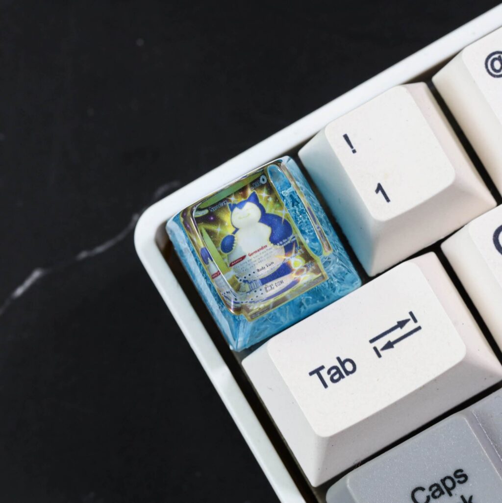 Custom pokemon card artisan keycap