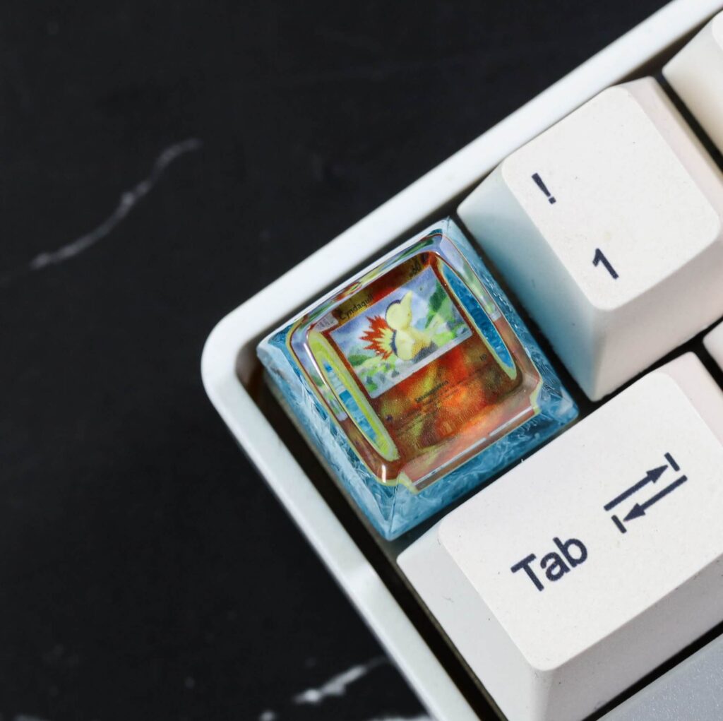 Custom pokemon card artisan keycap