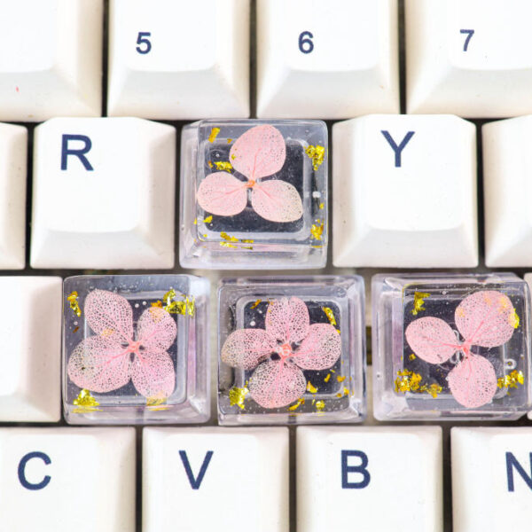 Dry flower artisan keycap