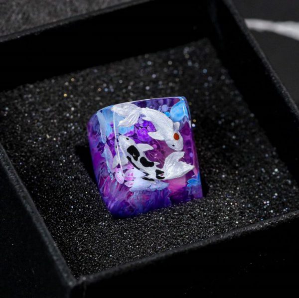 Purple Koi Keycap SA profile