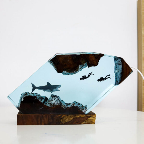 Baby Shark and Diver Night Light