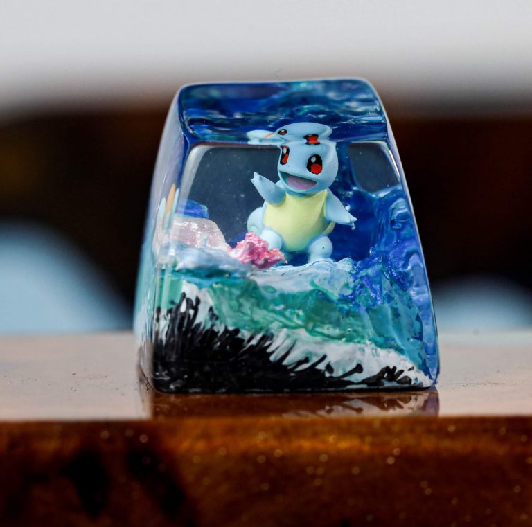 Squirtle artisan keycap - Hirosart - Keycaps studio