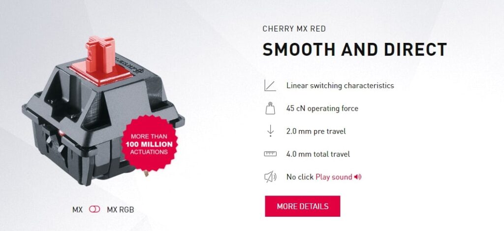 Cherry MX Red Mechanical Switch