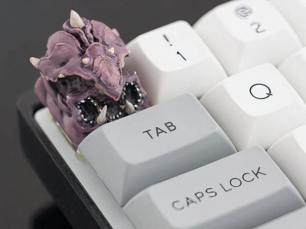 A finished 3D printed keycap  | Source: Reddit
