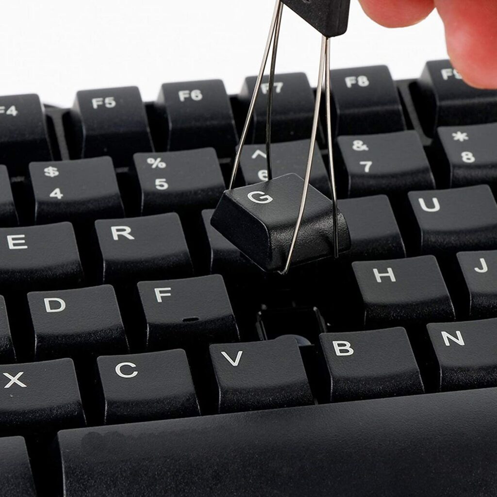 A keycap puller is often used to pull out keycaps | Source: Amazon.com