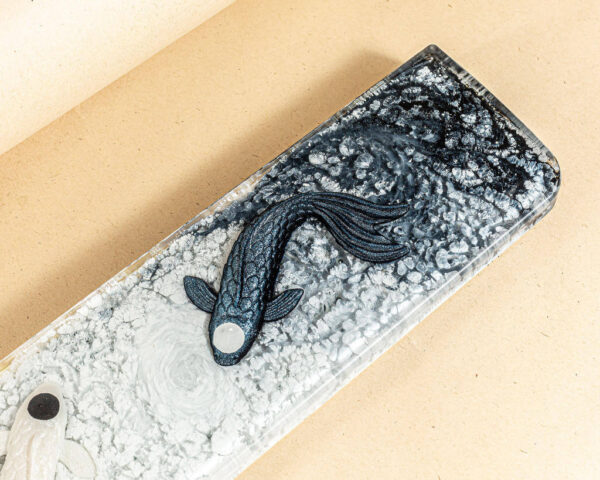 Black Yin Yang Resin Wrist Rest 8 Black Yin Yang Resin Wrist Rest