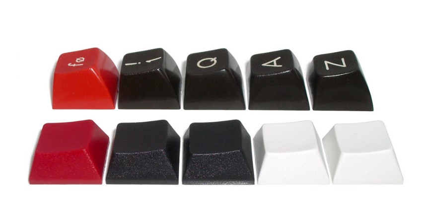 Stepped keycaps