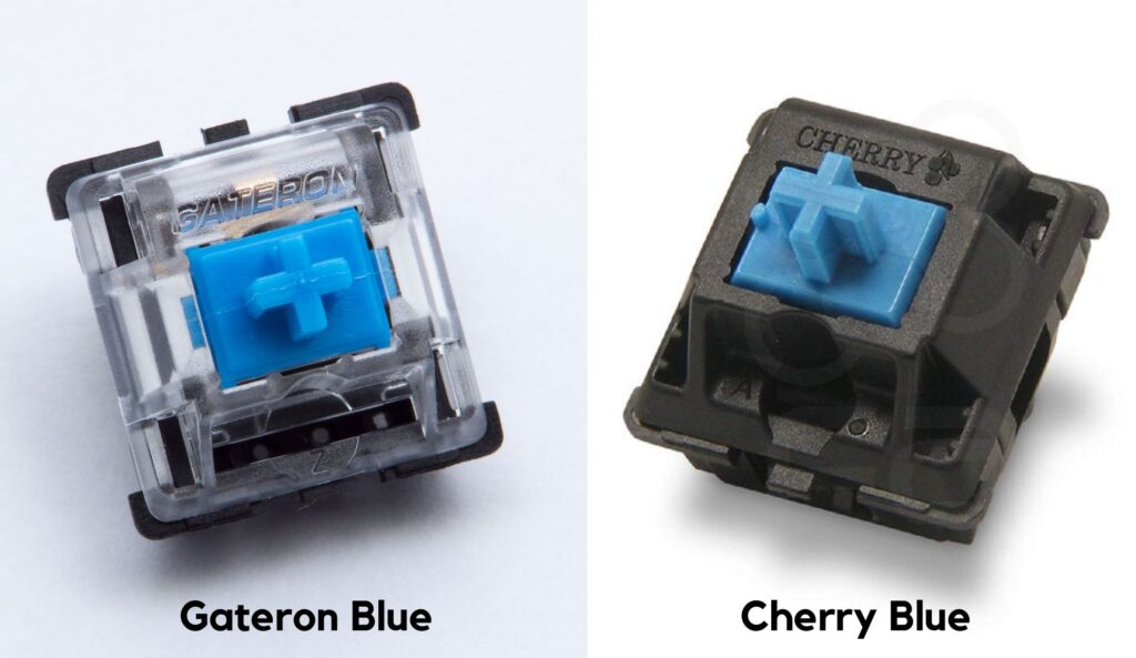 Gateron Blue vs Cherry Blue