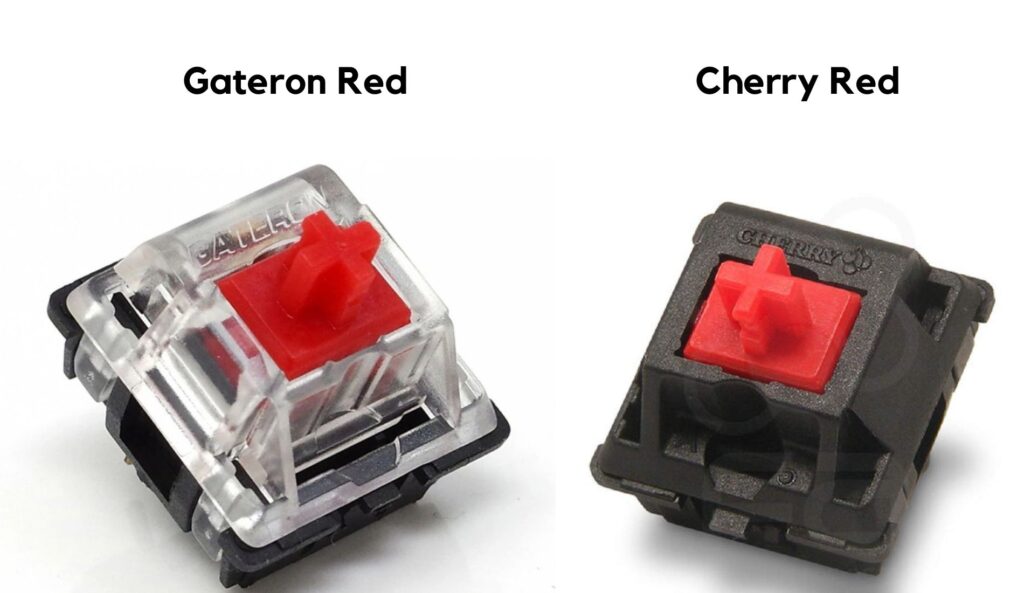 Gateron Red vs Cherry Red