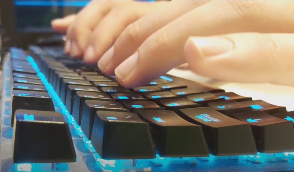 Typing on Outemu Red Switches
