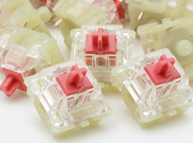 Cherry MX Red Linear Switches On Drop