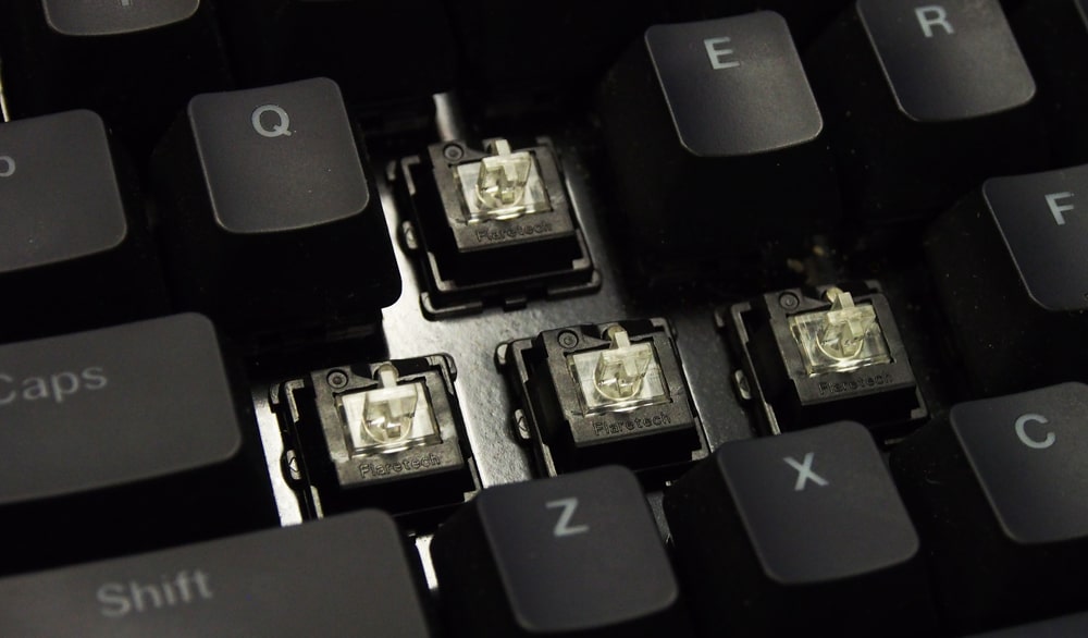 Flaretech Optical Switches On Keyboard