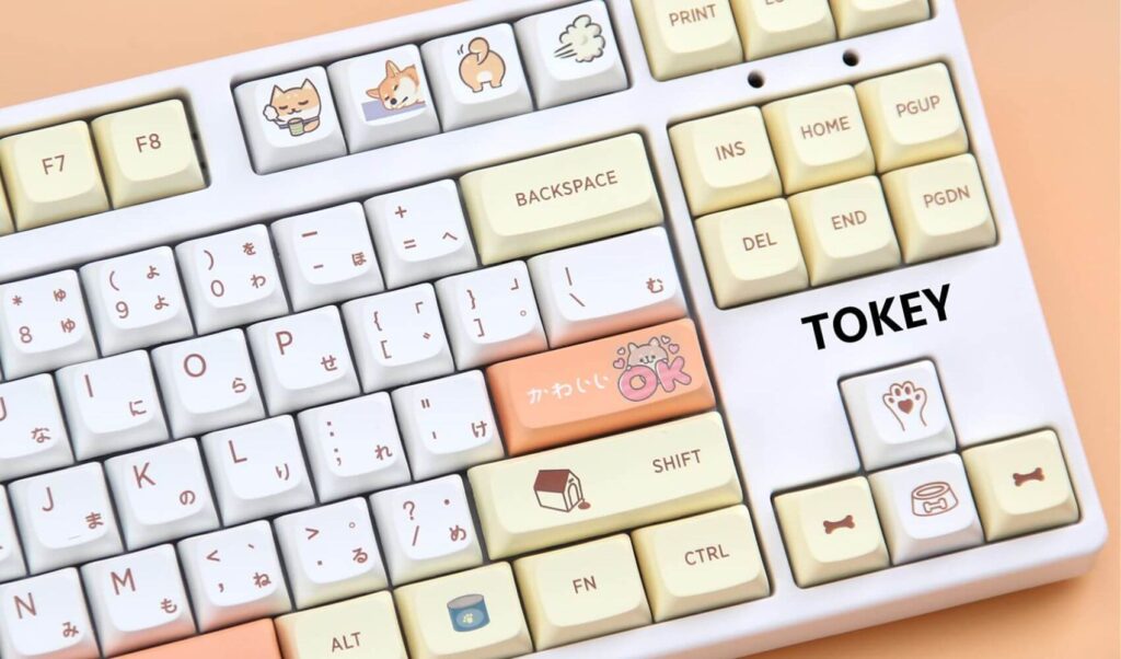 Tokey keycaps
