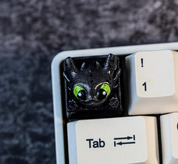 Toothless artisan keycap V2