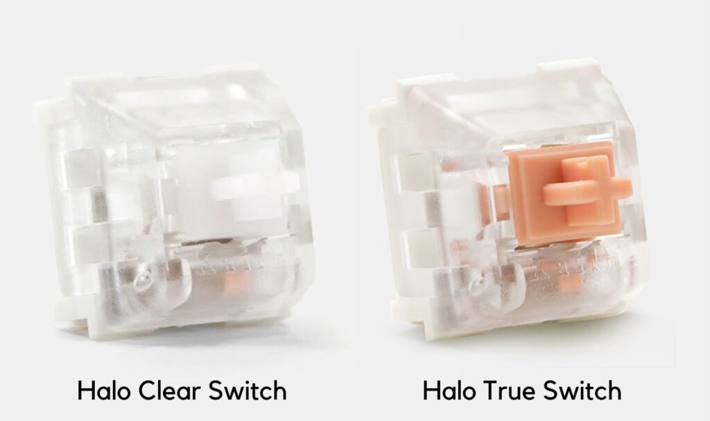 Halo True vs Halo Clear switch comparison