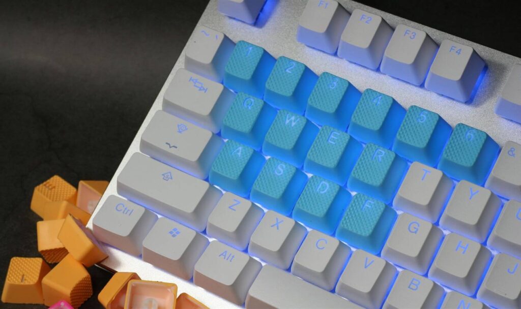 Meckeys rubber gaming keycap