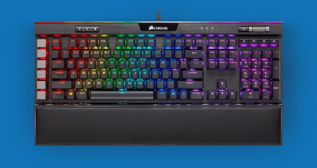 Corsair K95 RGB Platinum XT Mechanical Keyboard-Best Cherry MX Brown Keyboards