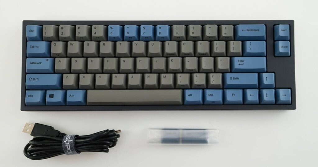 Leopold FC660C Blue And Grey Topre Mechanical Keyboard-Best Topre Keyboards