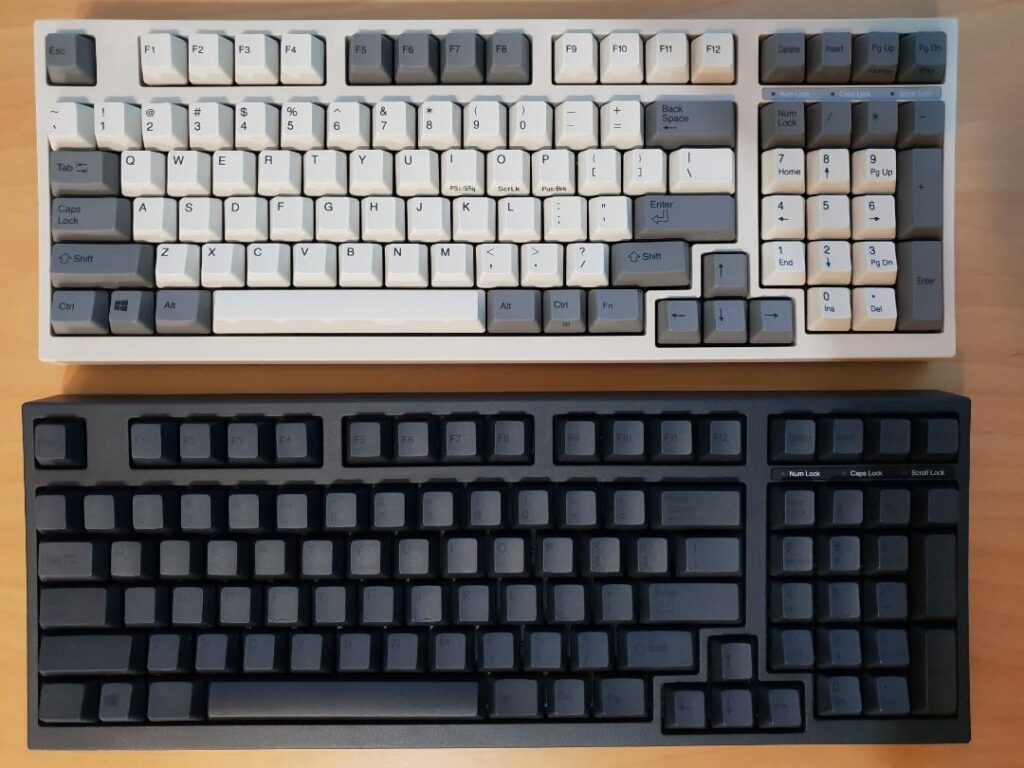 Leopold FC980C Black And White Topre Keyboard-Topre Switches