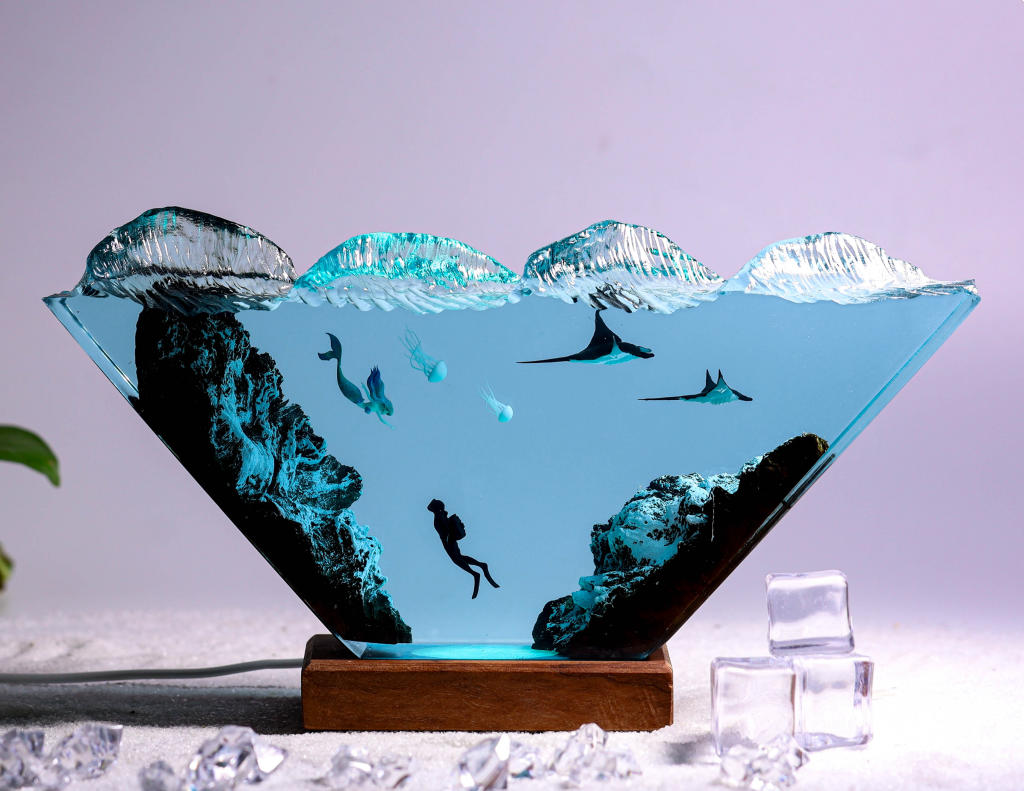 Mermaid and Diver Night Lights ver 2 9 Mermaid and Diver Night Lights ver 2