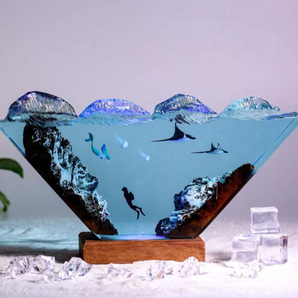 Mermaid and Diver Night Lights ver 2