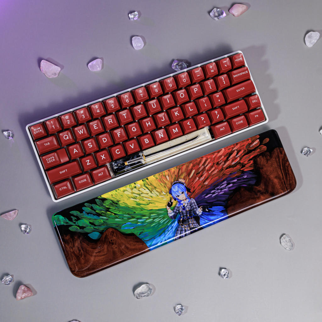 Custom anime Keyboard Wrist Rest 14 Custom anime Keyboard Wrist Rest