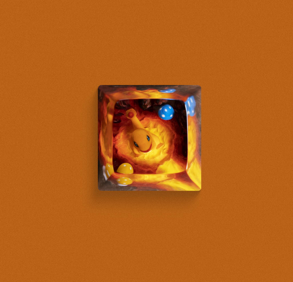 Charmander Pokemon Keycap Charmander pokemon keycap