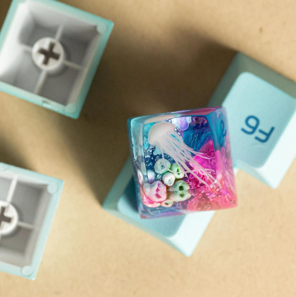 Blind Box Keycaps 32 Jellyfish Volume Switch Knobs keycap