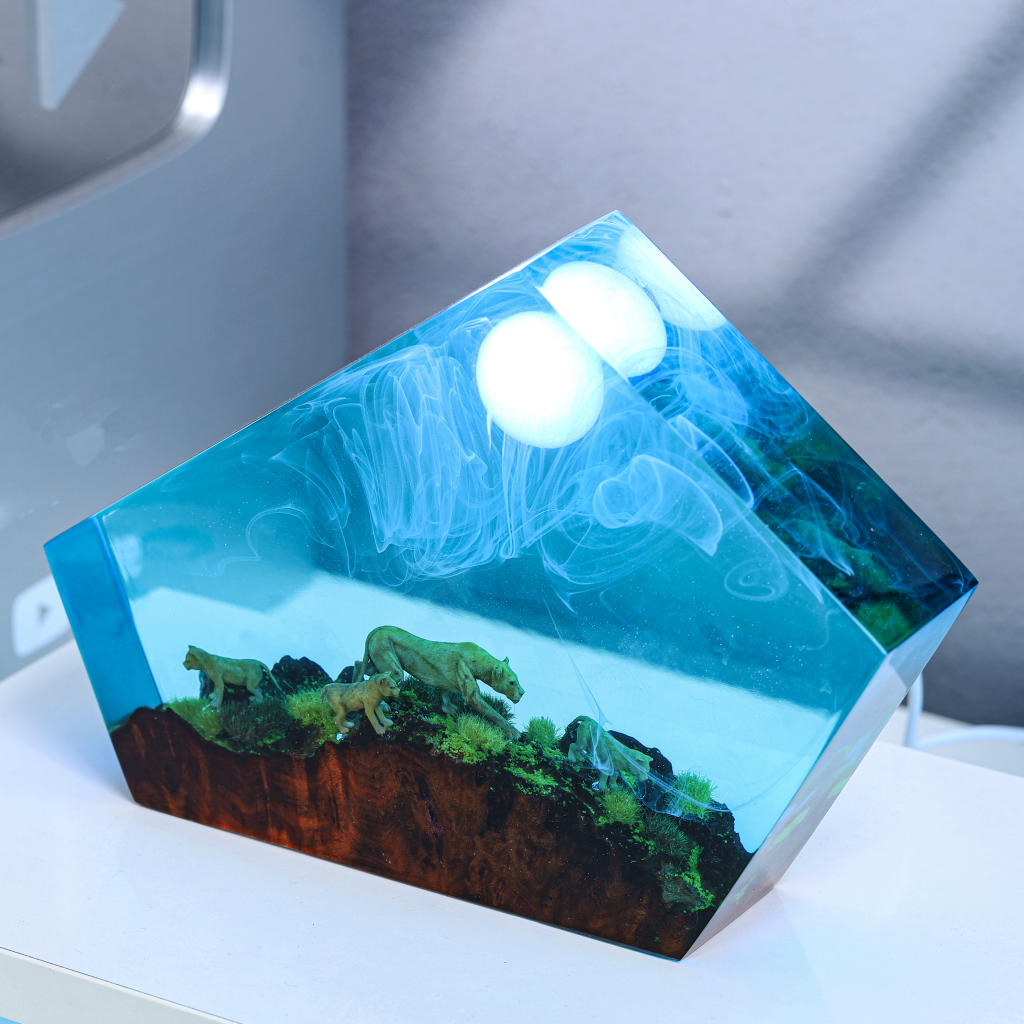 Lion Family Lamp(ẩn) 7 Lion Family lamp