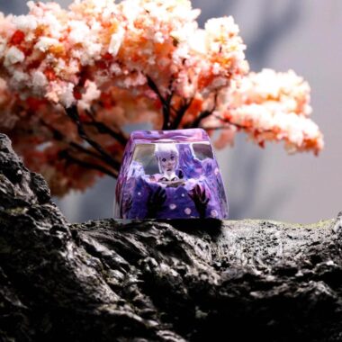 Emilia Re:Zero keycap