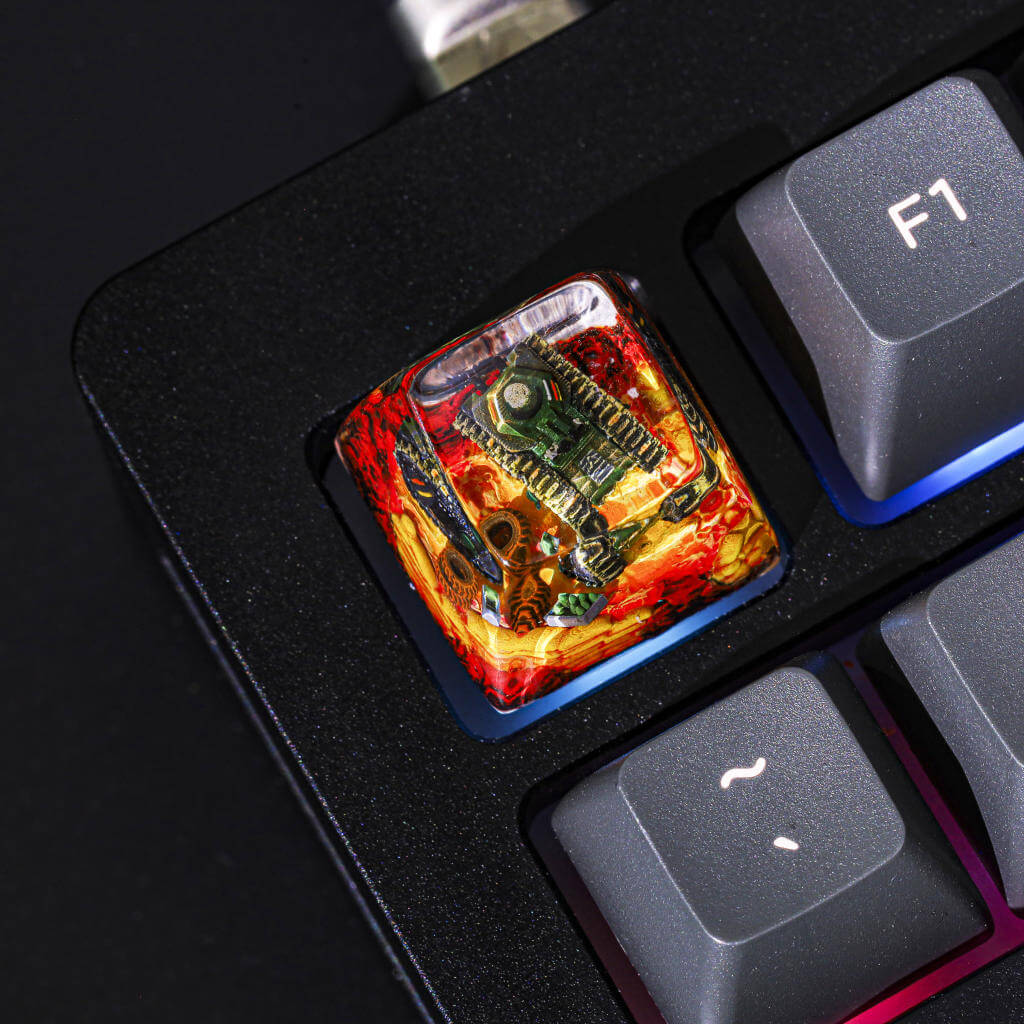 Tanks Resin Keycap Tanks resin keycap