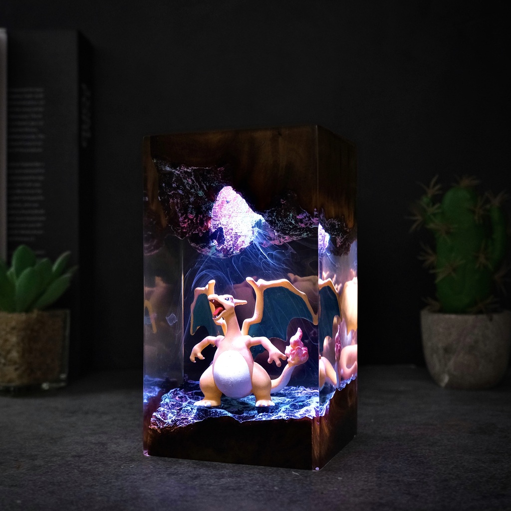 Charizard Pokemon Night Light 5 Charizard Dragon 3D Night Light