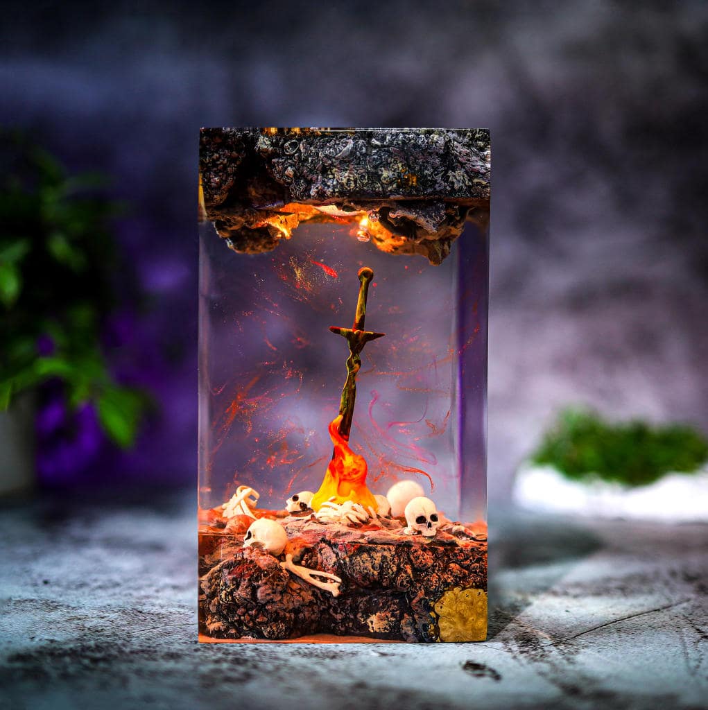 Dark Souls Bonfire Sword Night Lamp 11 Bonfire Dark Soul 3 Lamp ver 1