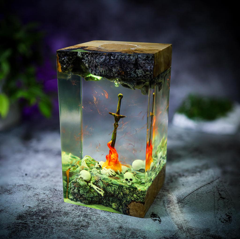 Dark Souls Bonfire Sword Night Lamp 9 Bonfire Dark Soul 3 Lamp ver 1