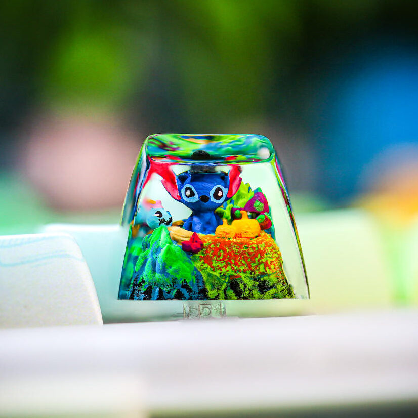 Stitch Keycap Halloween Version 8 Stitch Keycap Halloween Version