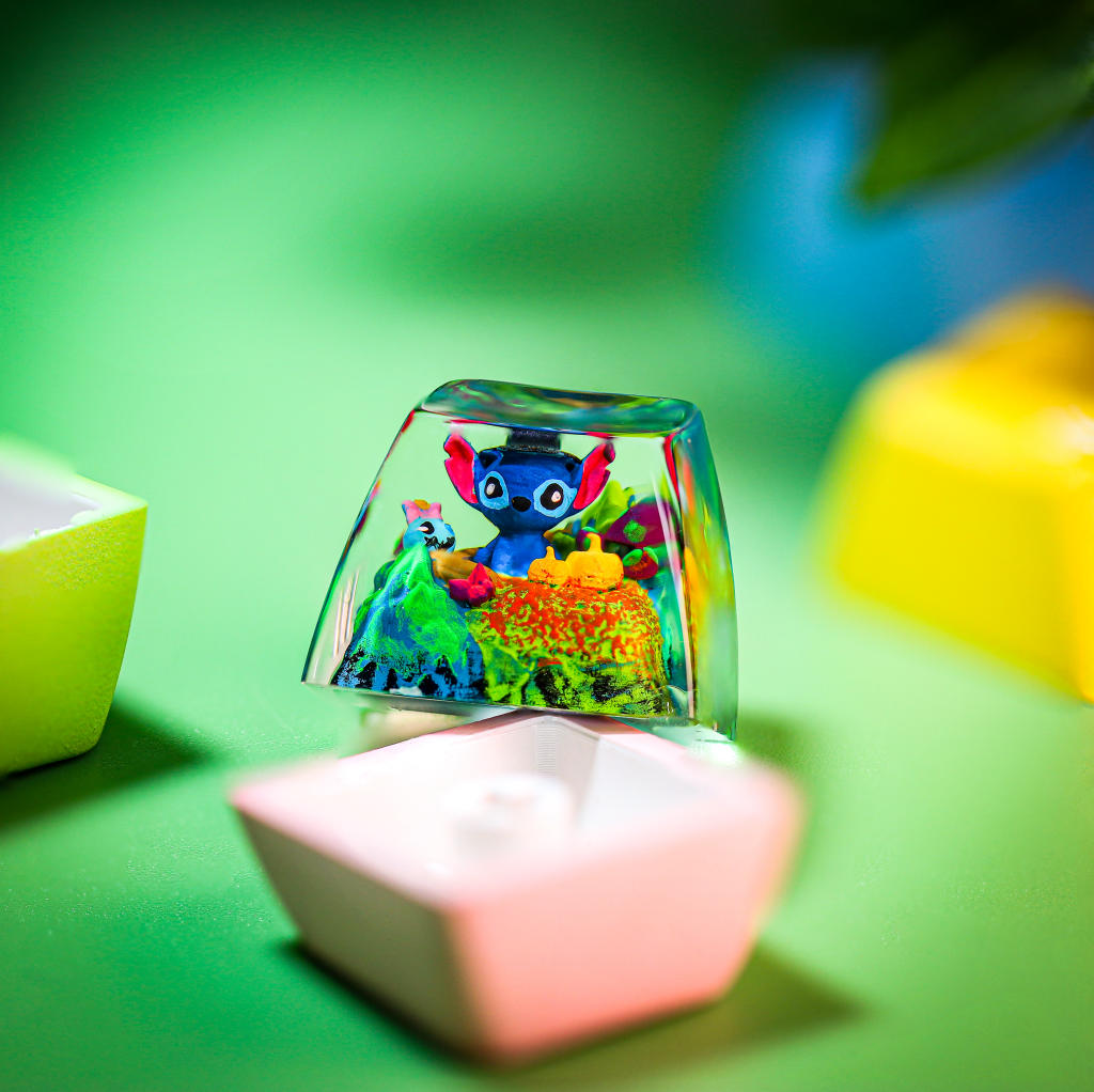 Stitch Keycap Halloween Version Stitch keycap halloween version