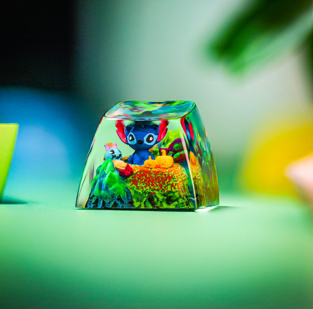 Stitch Keycap Halloween Version Stitch keycap halloween version