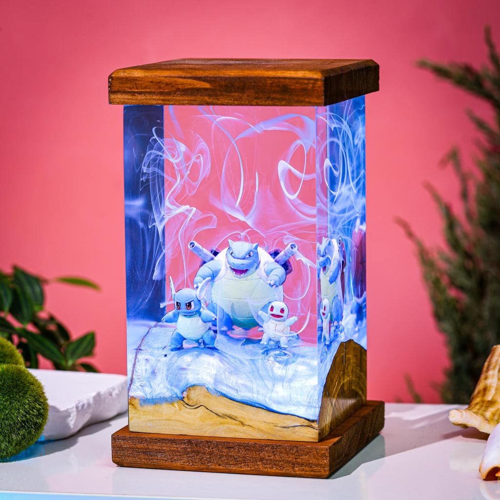 Blastoise Pokemon Epoxy Lamp 2 Blastoise Pokemon Epoxy Lamp
