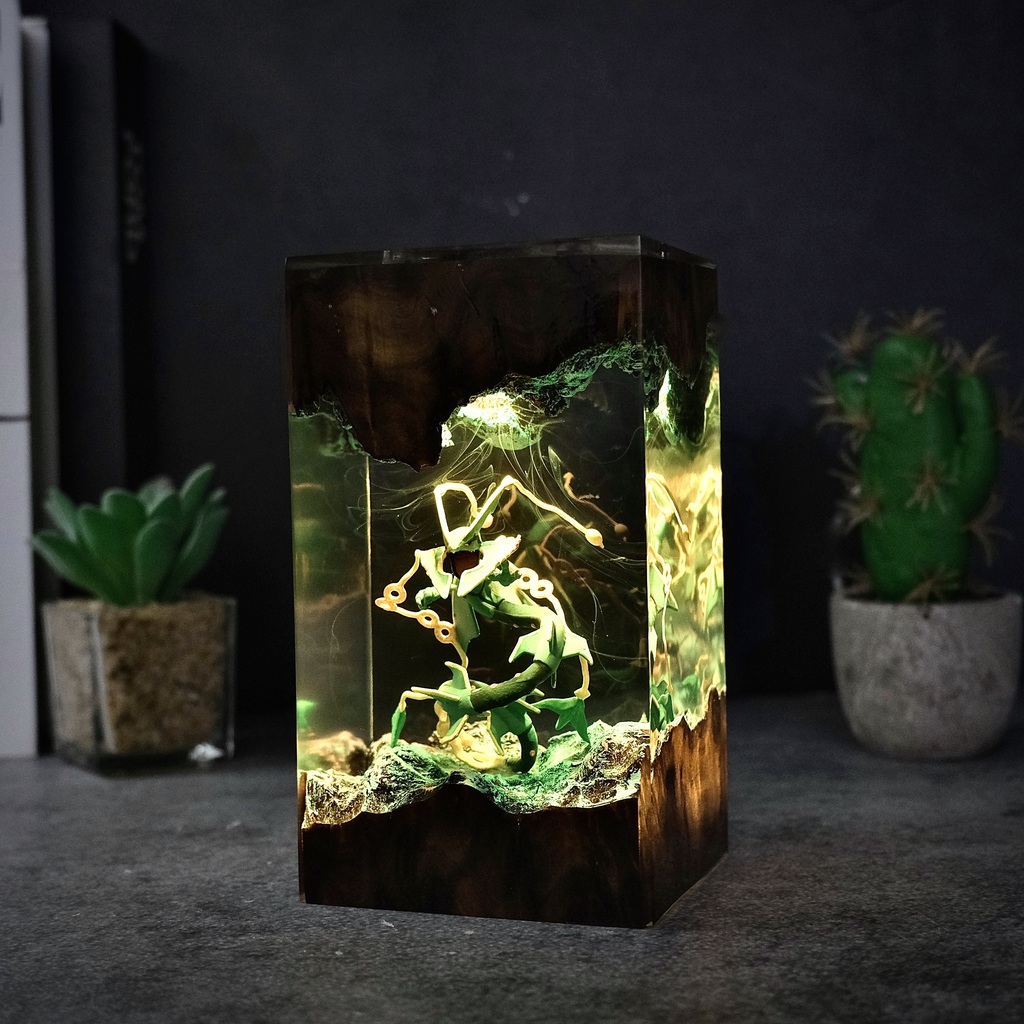 RAYQUAZA Pokemon Lamp 8 Pokemon Rayquaza Room Decor Light