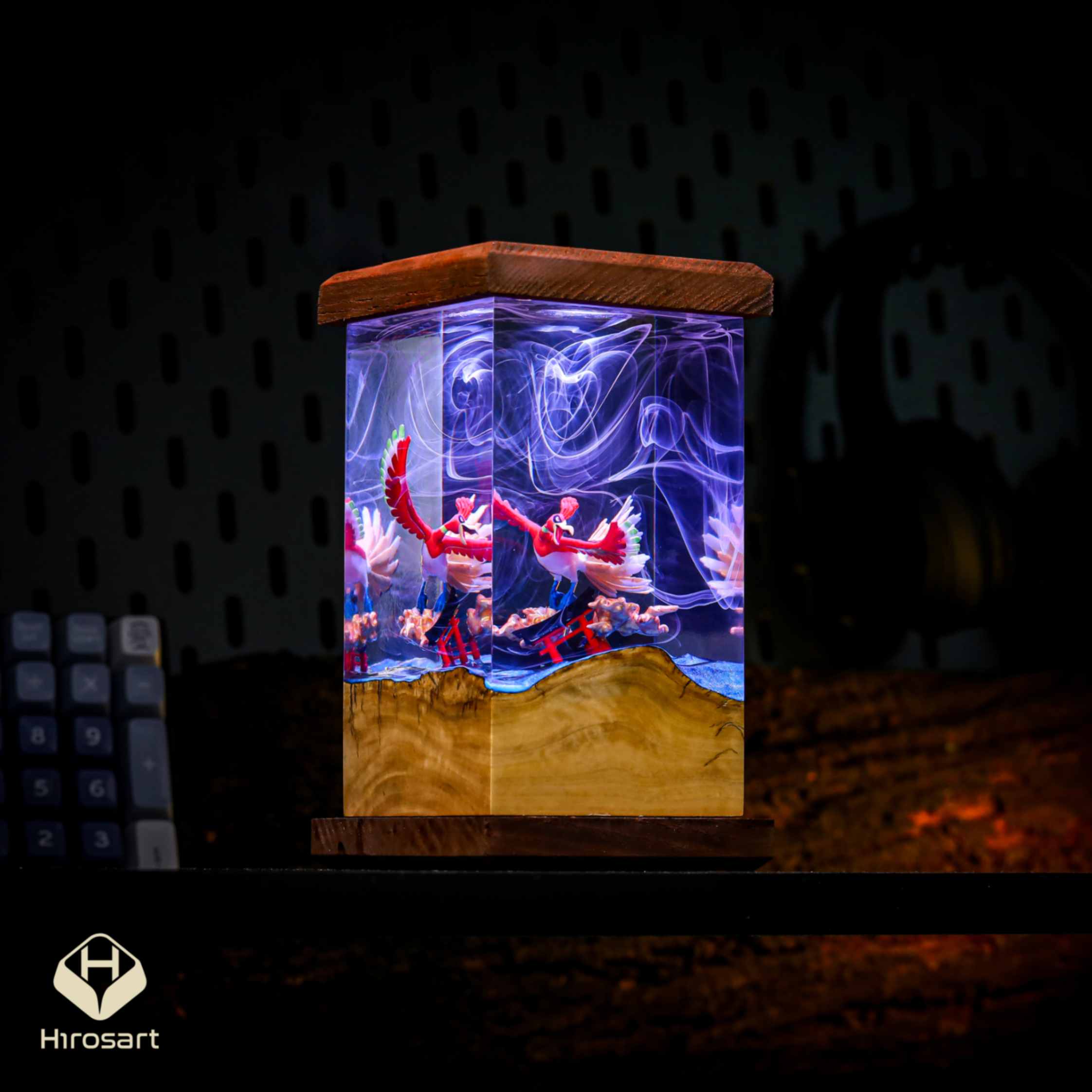 Ho-Oh-Pokemon-Epoxy-Night-Light (2) Ho-oh pokemon epoxy night light